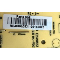 FUENTE DE PODER PARA TV RCA / NUMERO DE PARTE RE46HQ0831 / RS089S-3T01 / 3BS0005502GP / REV:2.0 / PANEL LK400D3HC84 / MODELO LED40C45RQ